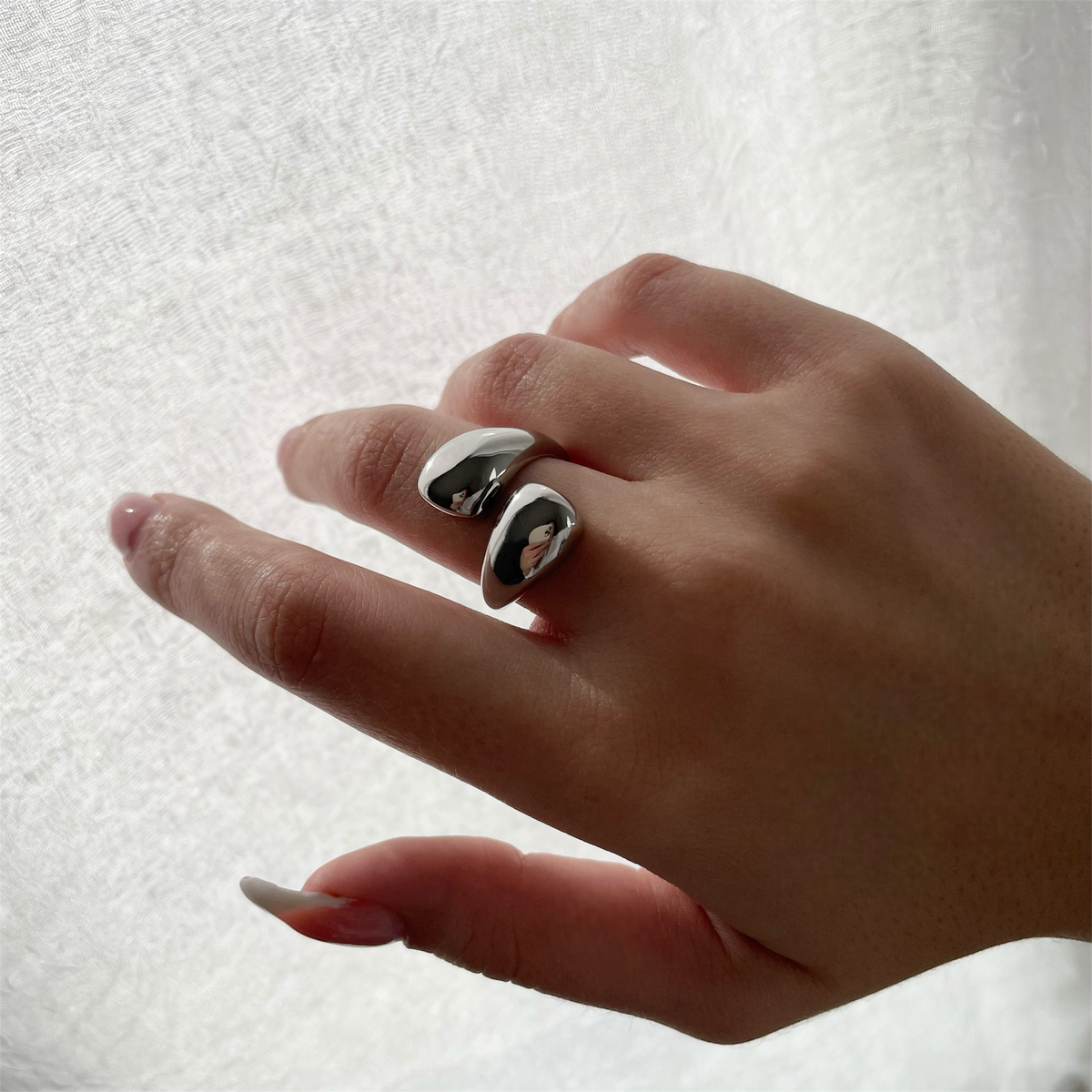 Bague Clea argenté