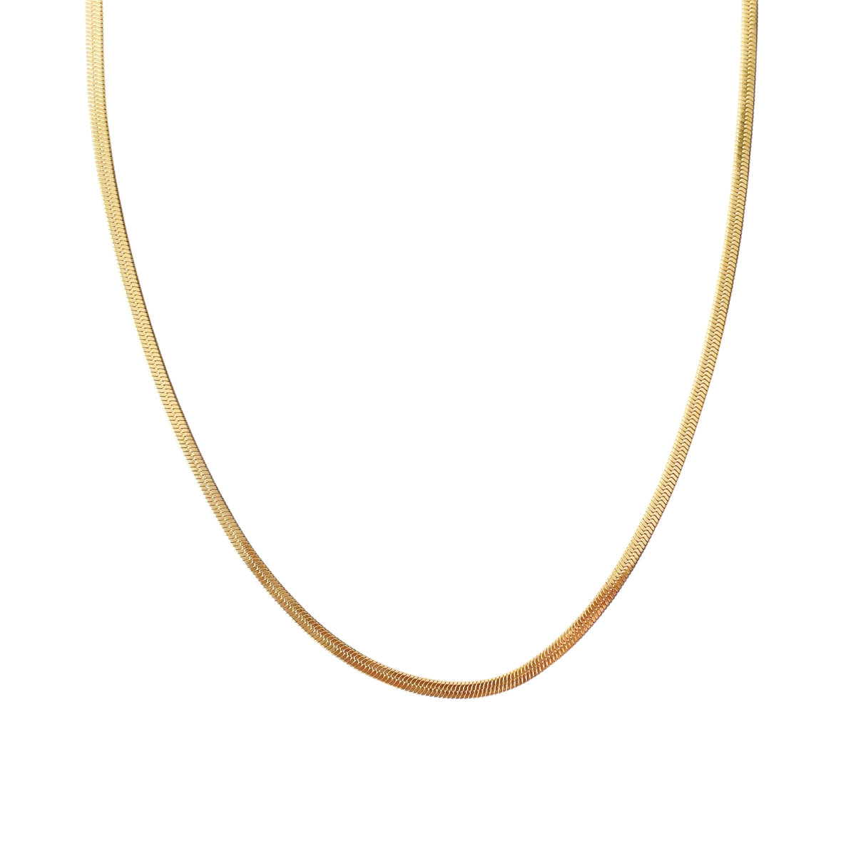 Collier Maille Miroir Acier Inoxydable - Thea