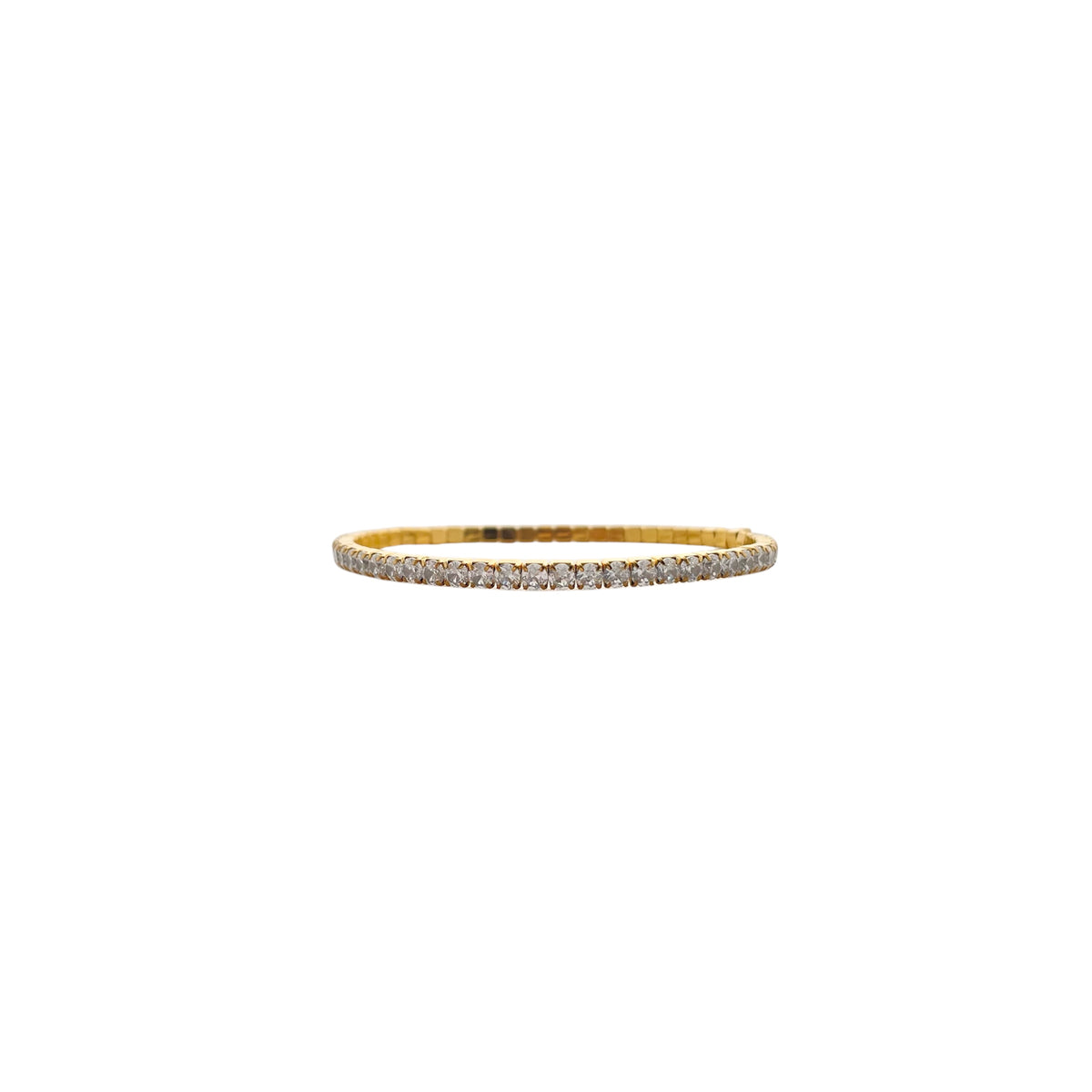 Bracelet Élastique Zircon Acier Inoxydable - Amélie