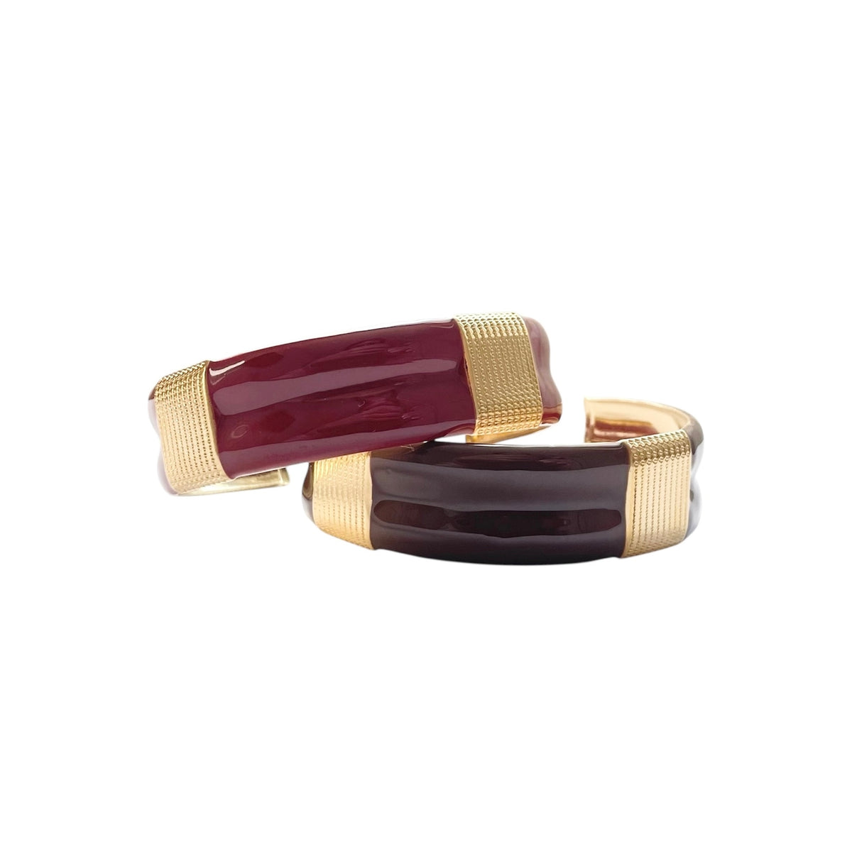 Jonc Bordeaux et Marron - Andrea