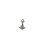 Charm abeille en acier inoxydable argenté 