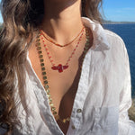 Collier aigle en acétate bijou bohème chic pour femme tendance 