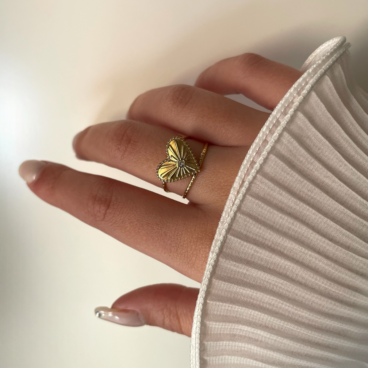 Bague Acier Inoxydable - Corazon
