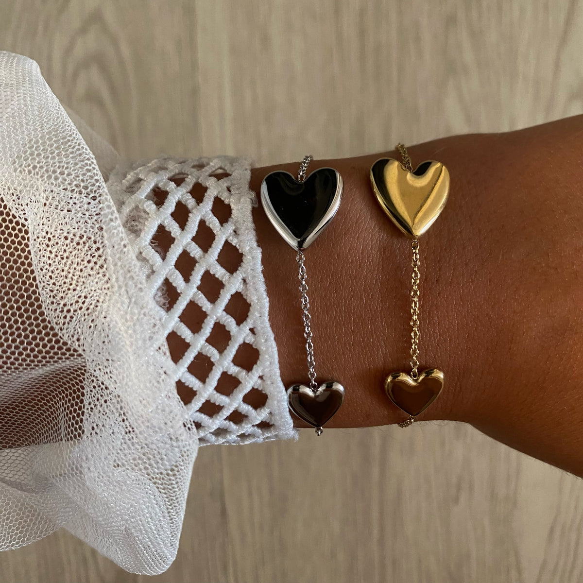 Bracelet Cœur Acier Inoxydable - Lover