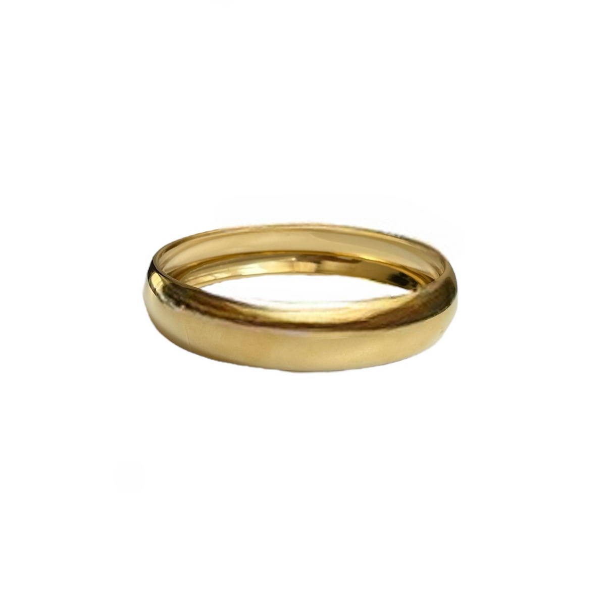 Bracelet jonc doré pour femme, en acier inoxydable au fini lisse et brillant. Bijou élégant et résistant à l’eau, idéal à porter seul pour un style minimaliste ou combiné avec un jonc en résine pour un look moderne. Un accessoire chic et durable, parfait en toute saison.